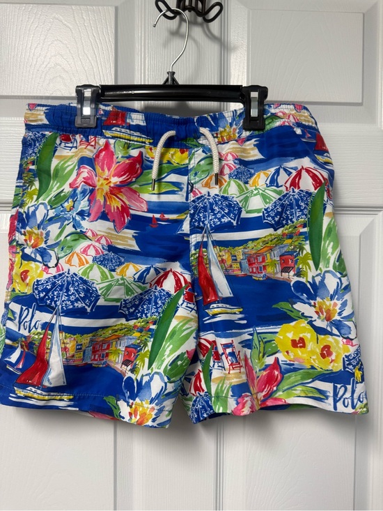 Polo Ralph Lauren Other - Polo by Ralph Lauren Blue Tropical Floral & Nautical Print Men’s Swim Shorts